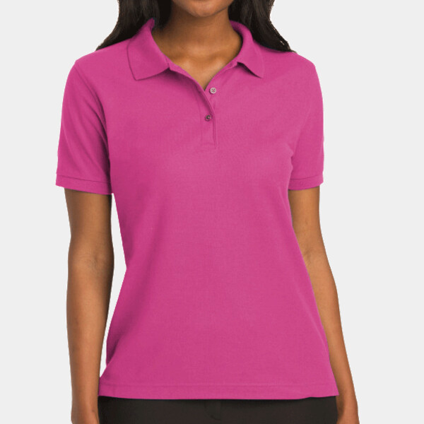 Your Name Here - Port Authority Ladies Silk Touch Polo
