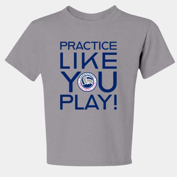 PVC "PRACTICE LIKE YOU PLAY" YOUTH CLASSIC THEME T-SHIRT-LIGHTS Thumbnail