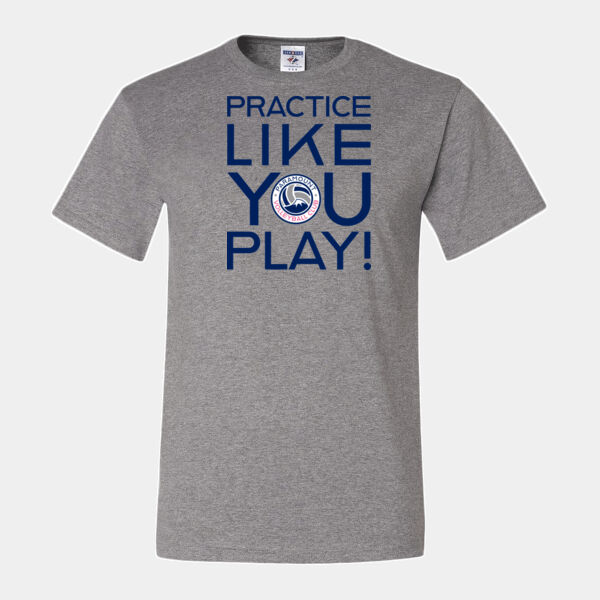 PVC "PRACTICE LIKE YOU PLAY" CLASSIC THEME T-SHIRT-LIGHTS Thumbnail