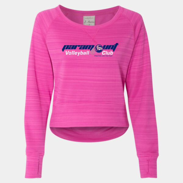 PVC Women's Odyssey Striped Performance Fleece Thumbnail