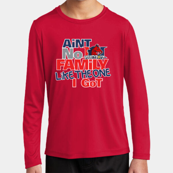 Mighty Boyz Family Youth Long Sleeve Performance Tee Thumbnail