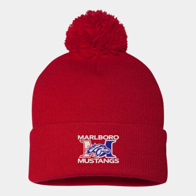 Mustangs Pom-Pom Cuffed Beanie Thumbnail