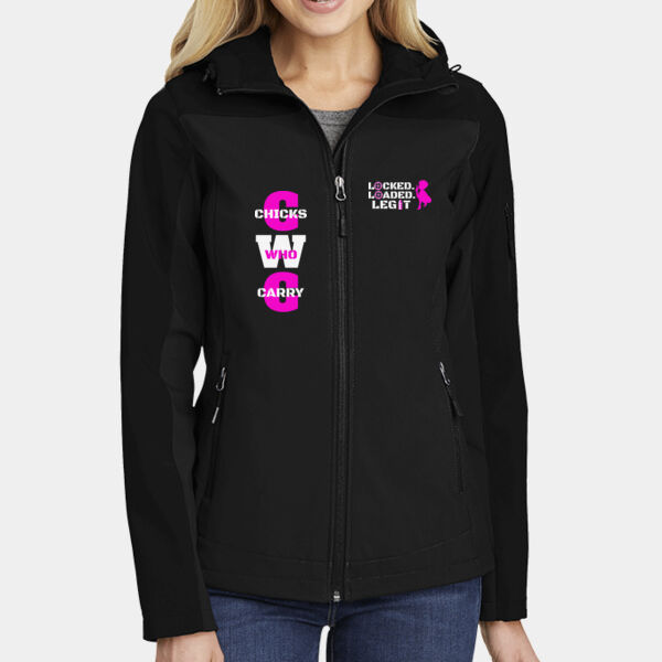 DMV F!YD UP Soft Shell Hooded Jacket-EST 23 Thumbnail