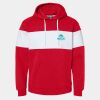 Varsity Fleece Colorblocked Hooded Sweatshirt Thumbnail