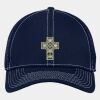 Stretch Mesh Contrast Stitch Cap Thumbnail