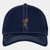 Stretch Mesh Contrast Stitch Cap Thumbnail