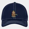 Stretch Mesh Contrast Stitch Cap Thumbnail