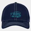 Stretch Mesh Contrast Stitch Cap Thumbnail