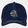 Stretch Mesh Contrast Stitch Cap Thumbnail