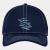 Stretch Mesh Contrast Stitch Cap Thumbnail