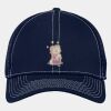 Stretch Mesh Contrast Stitch Cap Thumbnail