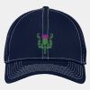 Stretch Mesh Contrast Stitch Cap Thumbnail