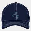Stretch Mesh Contrast Stitch Cap Thumbnail