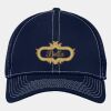 Stretch Mesh Contrast Stitch Cap Thumbnail