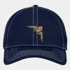 Stretch Mesh Contrast Stitch Cap Thumbnail