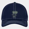 Stretch Mesh Contrast Stitch Cap Thumbnail