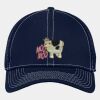 Stretch Mesh Contrast Stitch Cap Thumbnail
