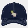 Stretch Mesh Contrast Stitch Cap Thumbnail
