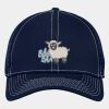 Stretch Mesh Contrast Stitch Cap Thumbnail
