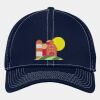 Stretch Mesh Contrast Stitch Cap Thumbnail