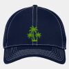 Stretch Mesh Contrast Stitch Cap Thumbnail